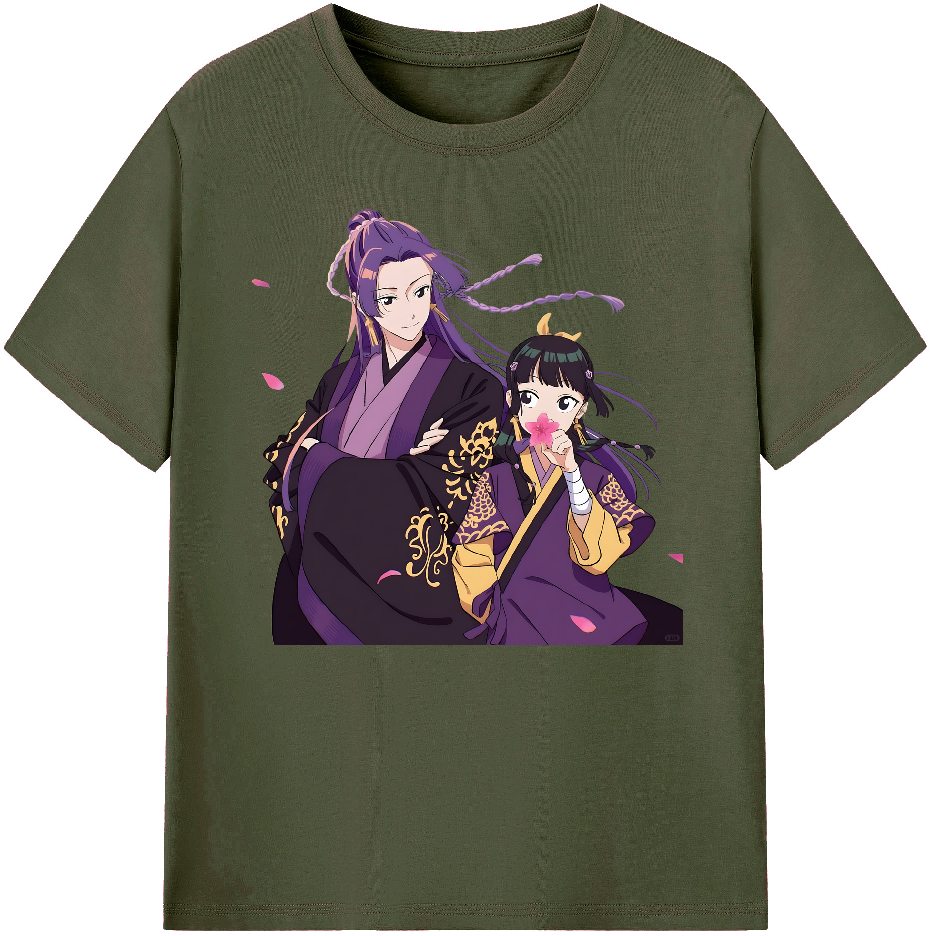 （画像用） 薬屋のひとりごと The Apothecary Diaries 綿100％ メンズ半袖Tシャツ｜肌触りやわらか＆通気性